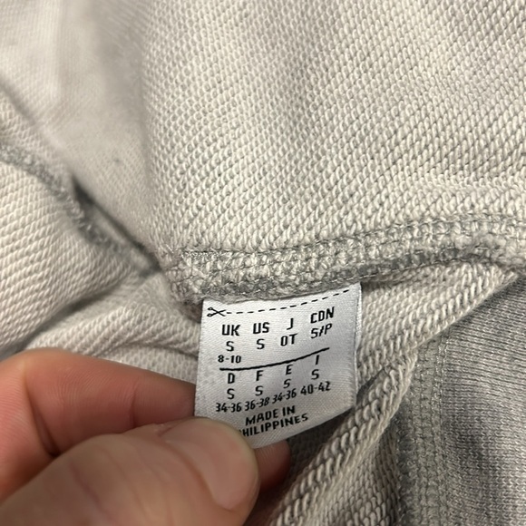 ADIDAS ATHLETICS X REIGNING CHAMP Women’s Grey Zip Front Hoodie Small - Picture 11 of 11